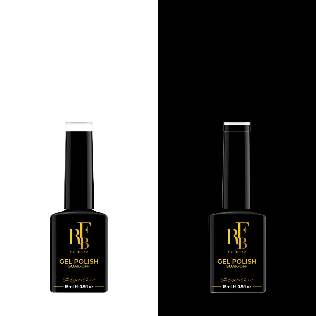 Curing White and Black Gel Polish Colors