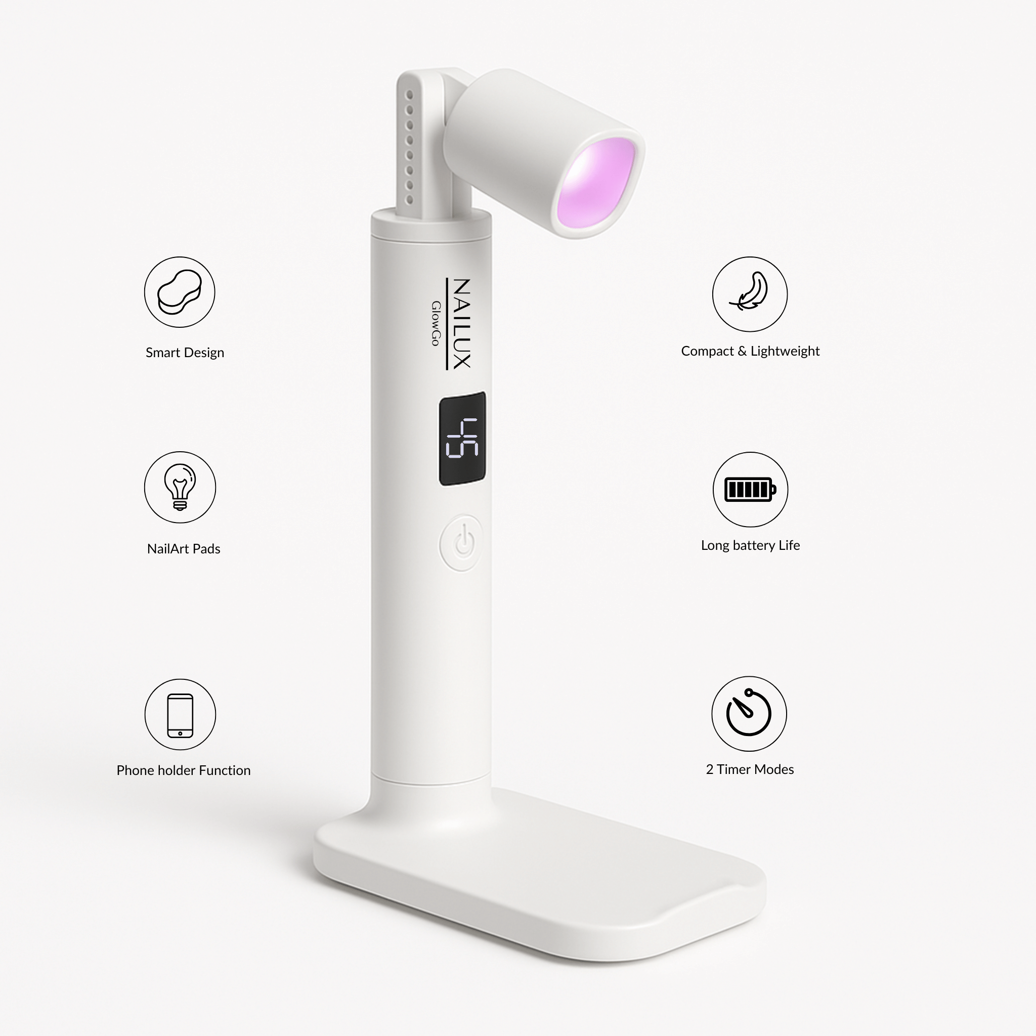GlowGo Adjustable LED Lamp