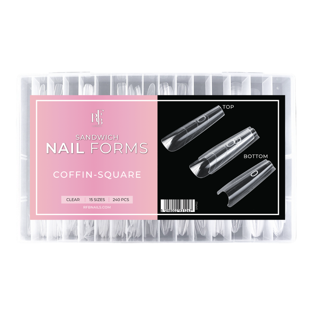 Nail Forms Sandwich · Coffin - Square