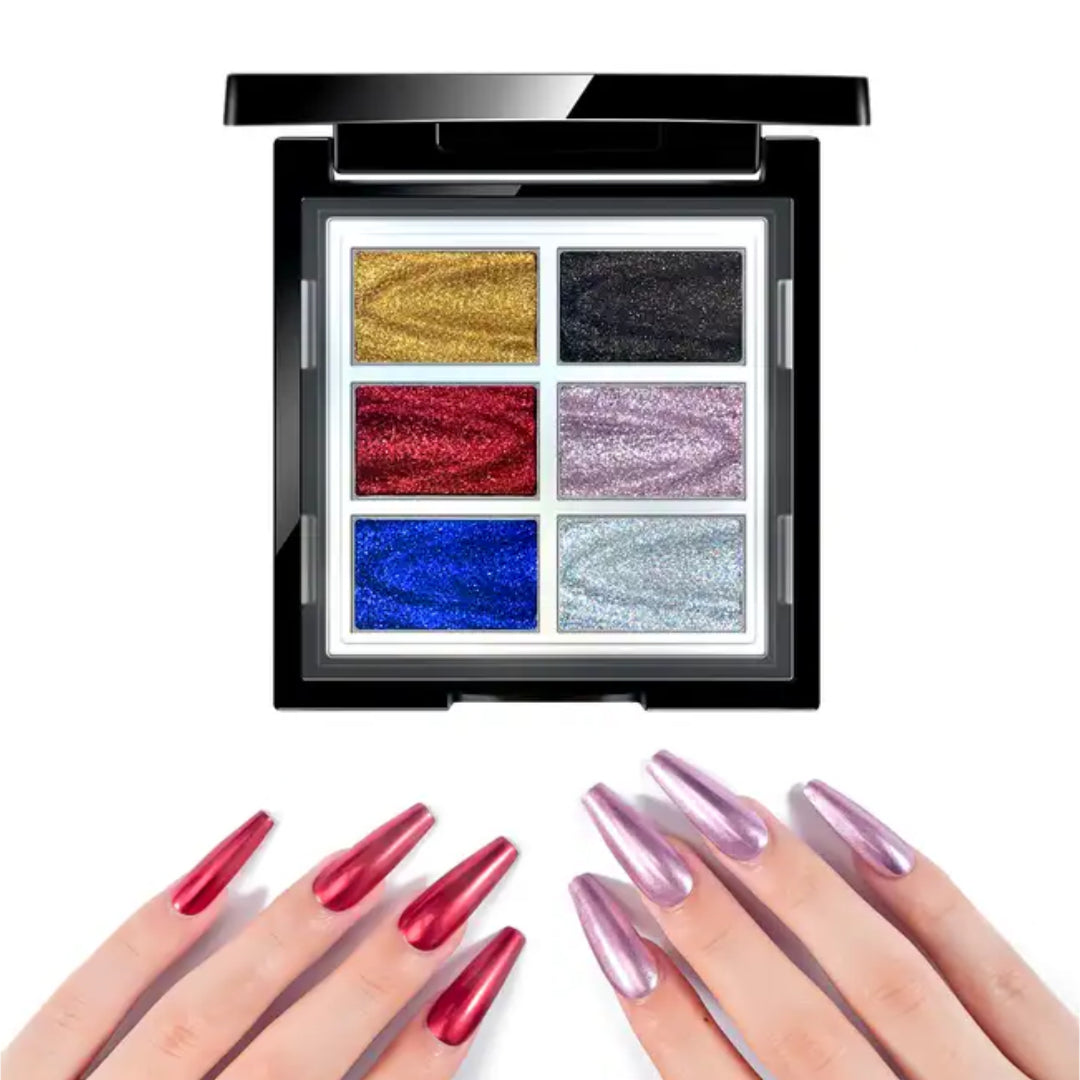 Nail Shimmer Powders Palette - Confetti Party Collection