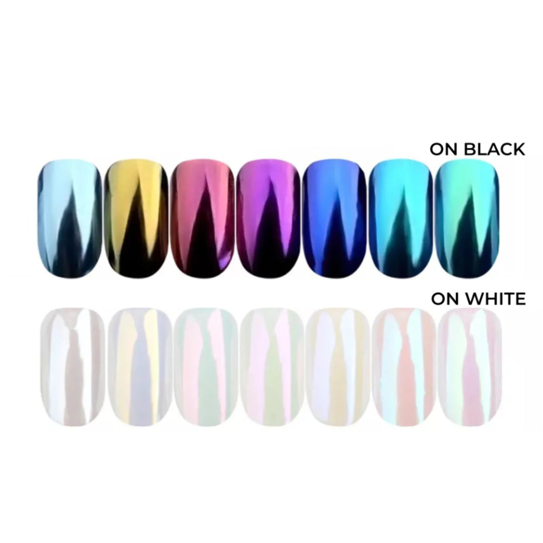 Nail Holographic Powders - 7pcs Set