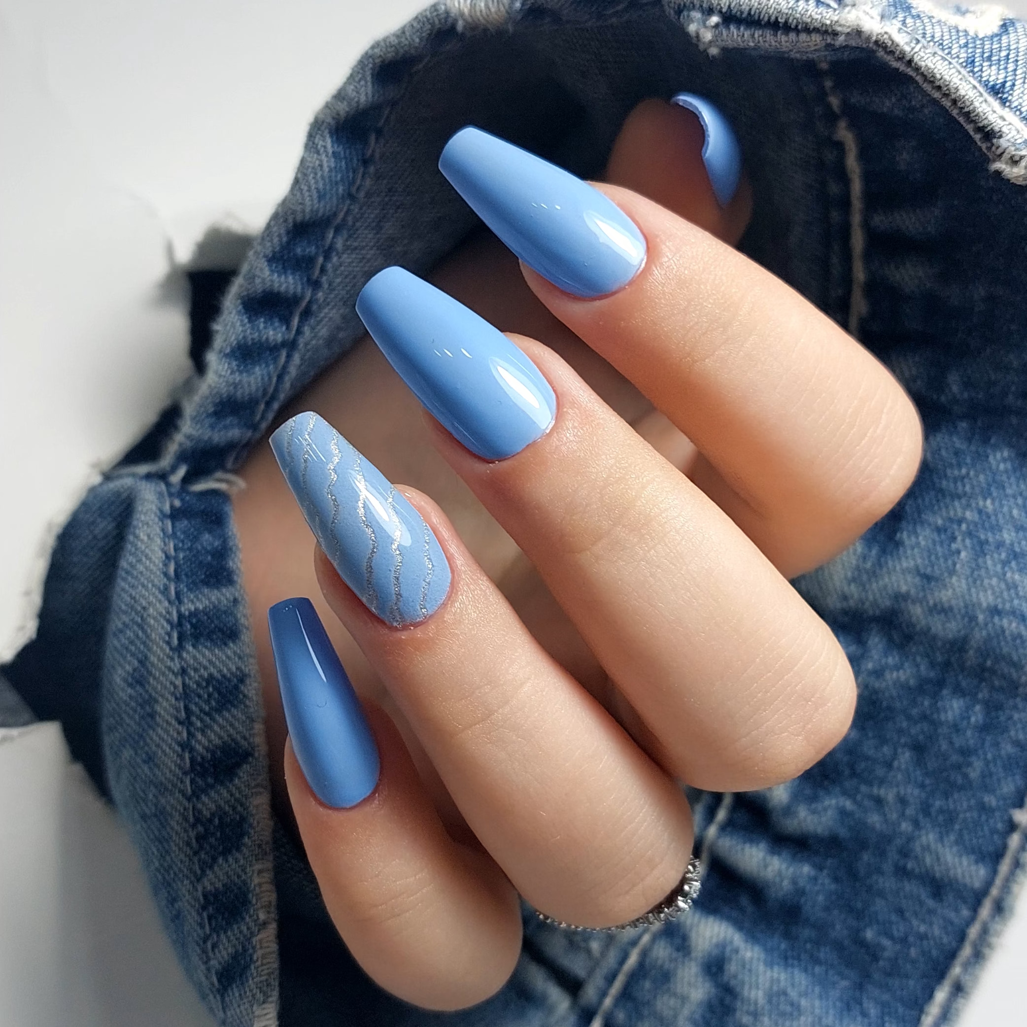 Gel Tips Coffin Medium · 600pcs