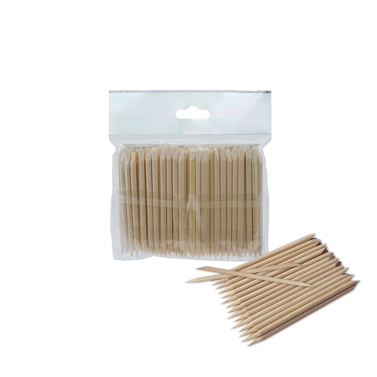 Orange Stick Staleks Pro, Wooden 75mm - 100pcs