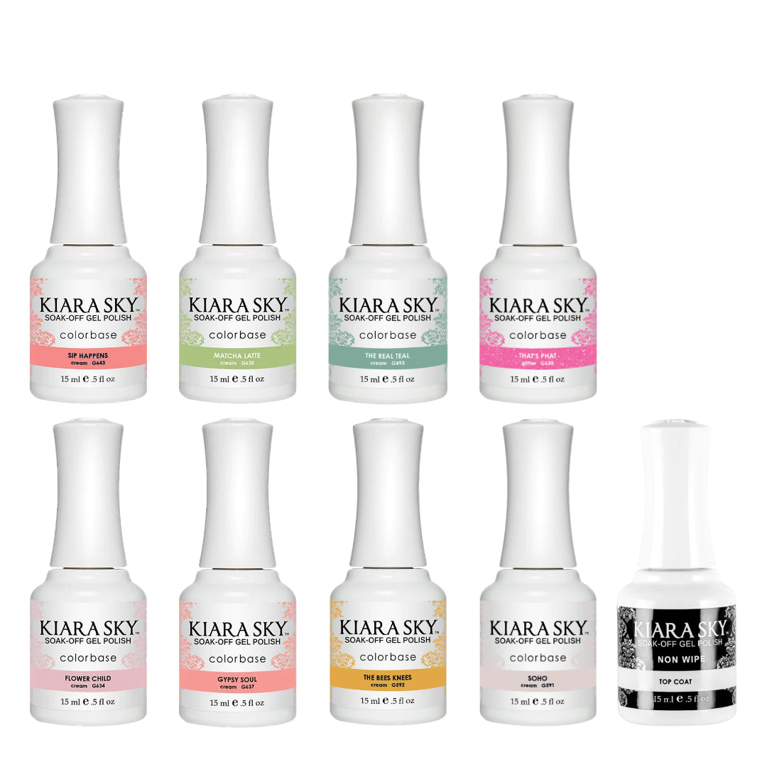 KS Gel Polish Collection No. 1 + FREE TOP COAT