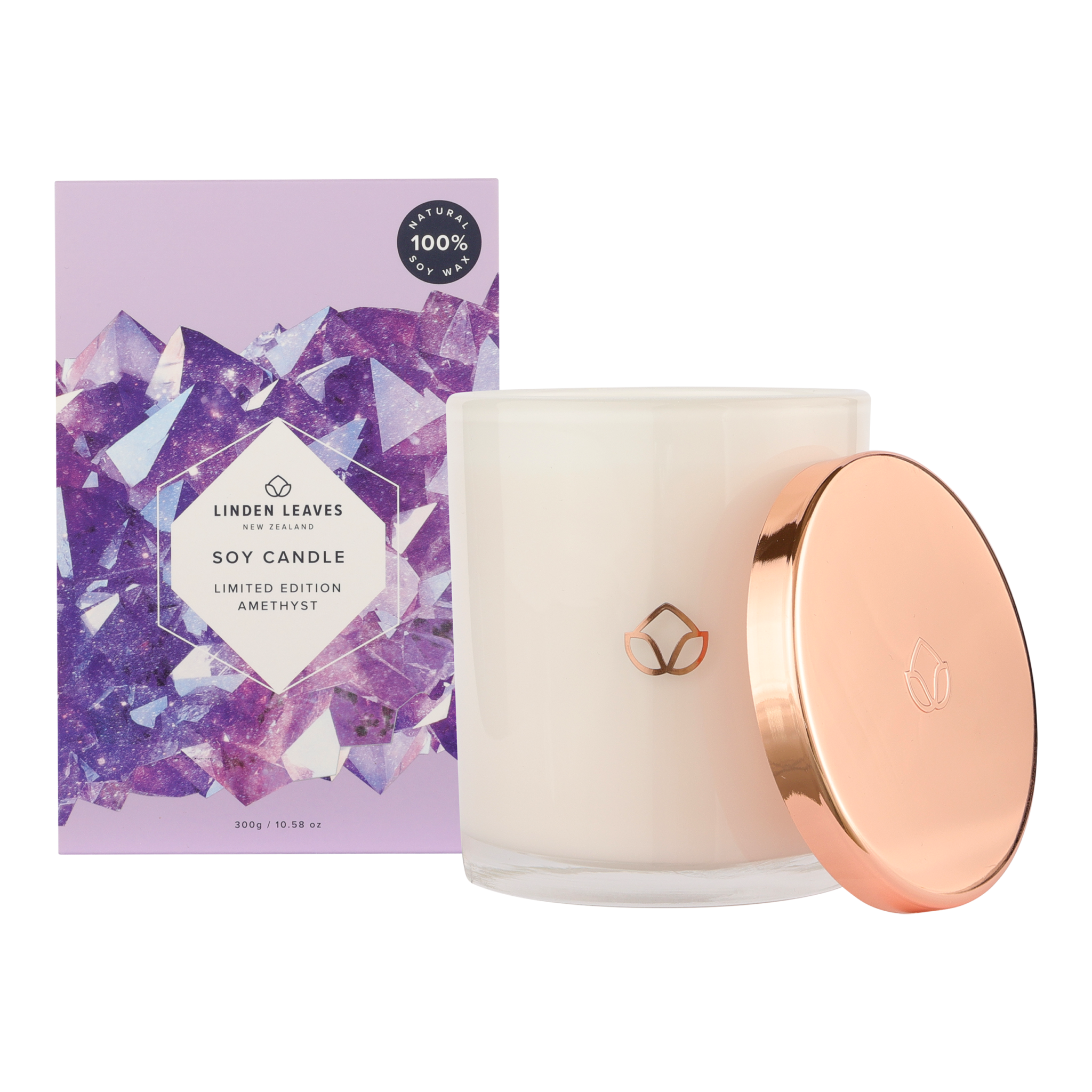Amethyst Soy Candle 300gr - Limited Edition