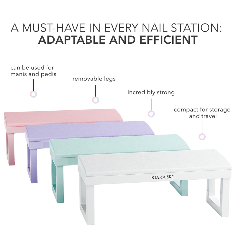 Nail Arm Rest - White