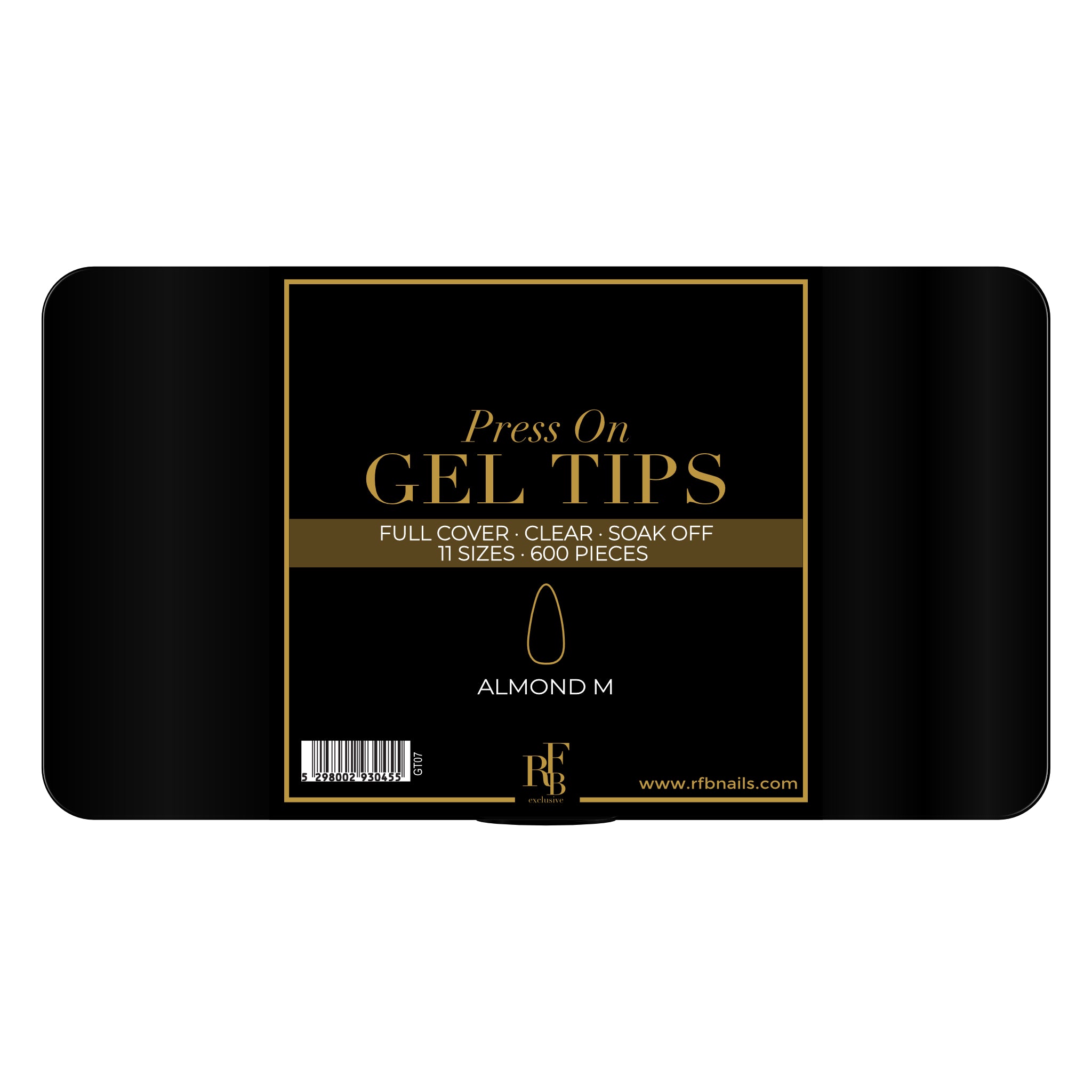 Gel Tips Almond Medium · 500pcs