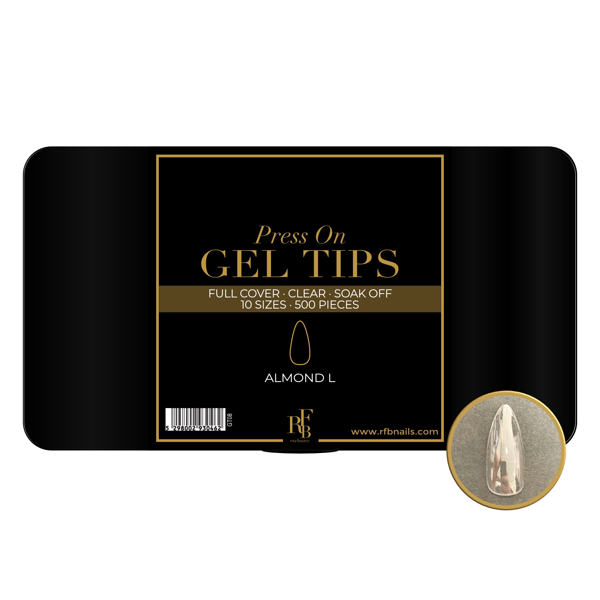 Gel Tips Starter Kit - Almond Long
