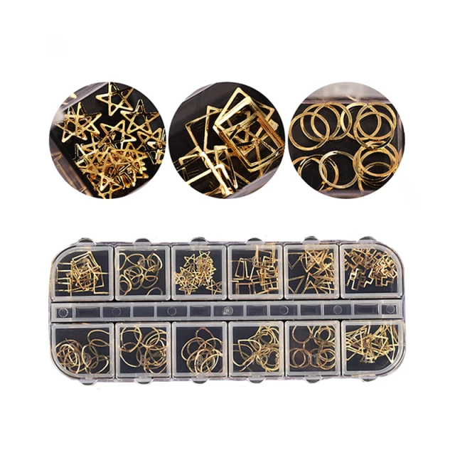 Metal Nail Decoration · 12 Shapes