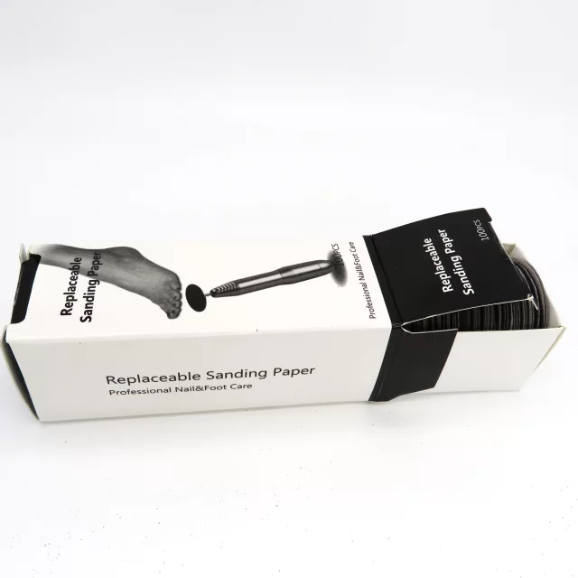 Replaceable Sanding Paper with Drill Bit