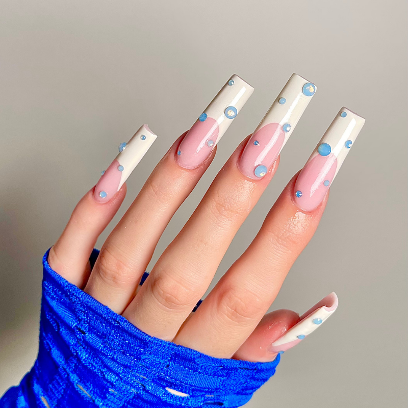 Square Nail Tips XXL - Clear