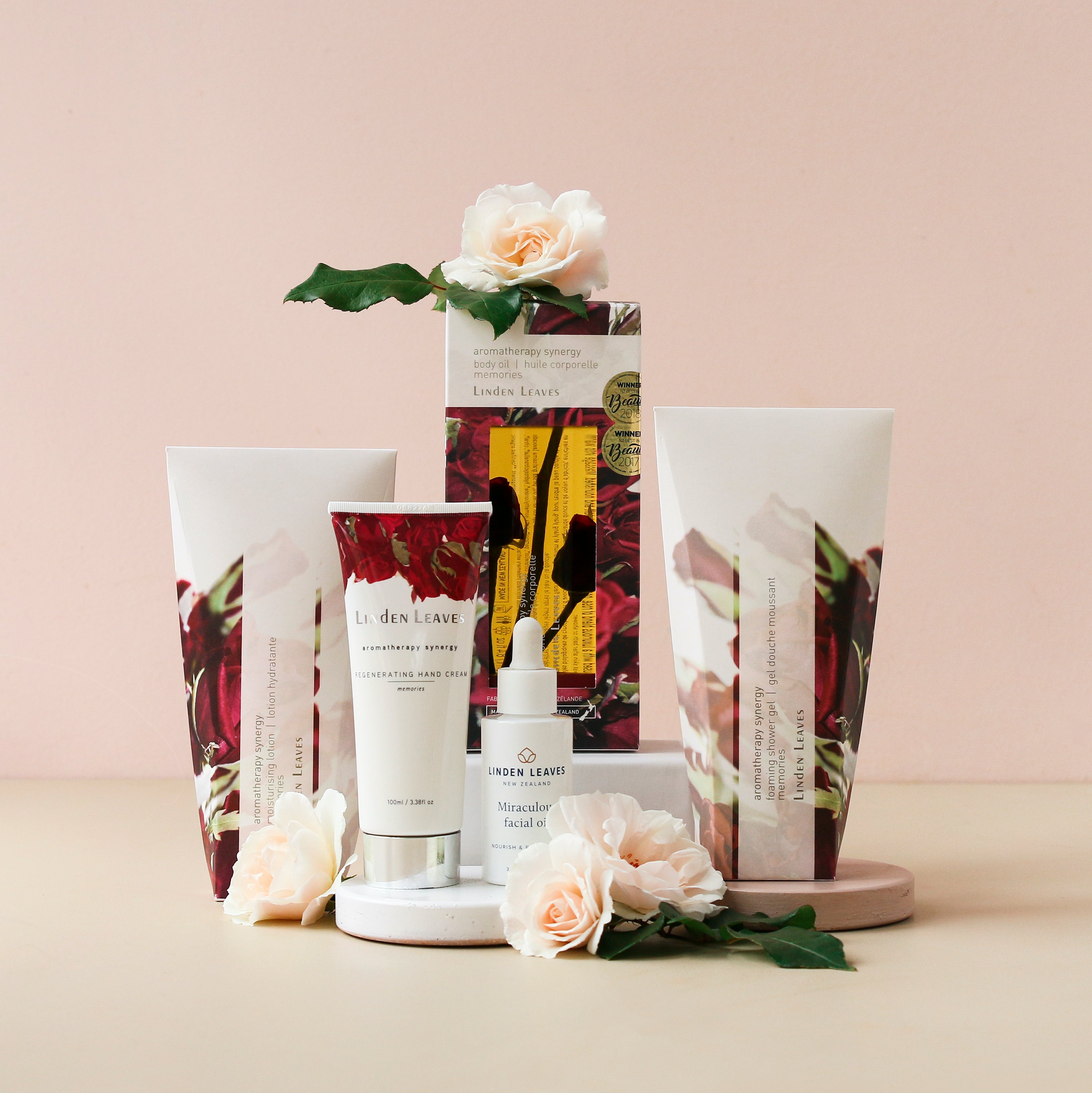 Memories (Rose Scent) Full Set & Miraculous Facial Oil
