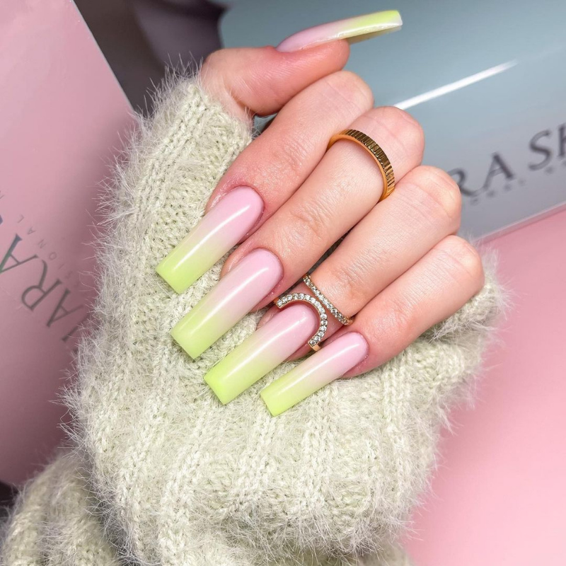Square Nail Tips XXL - Natural