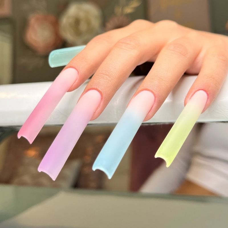 Square Nail Tips XXL - Clear