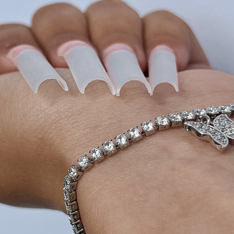 Square Nail Tips XXL - Clear