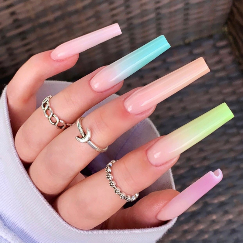 Coffin Nail Tips XXL - Clear