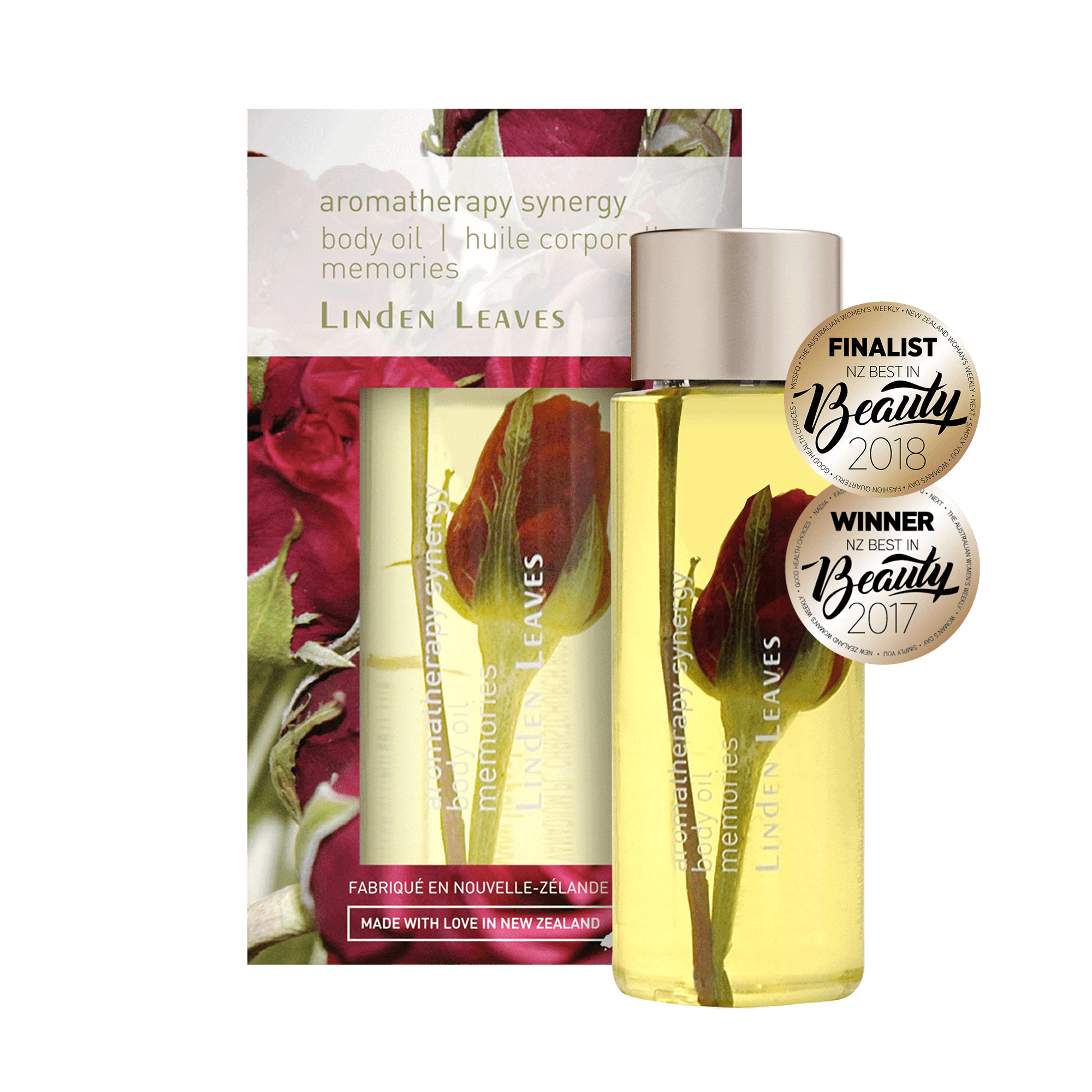Memories Body Oil 60ml (Rose Scent)