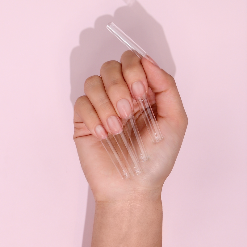 Square Nail Tips XXL - Clear