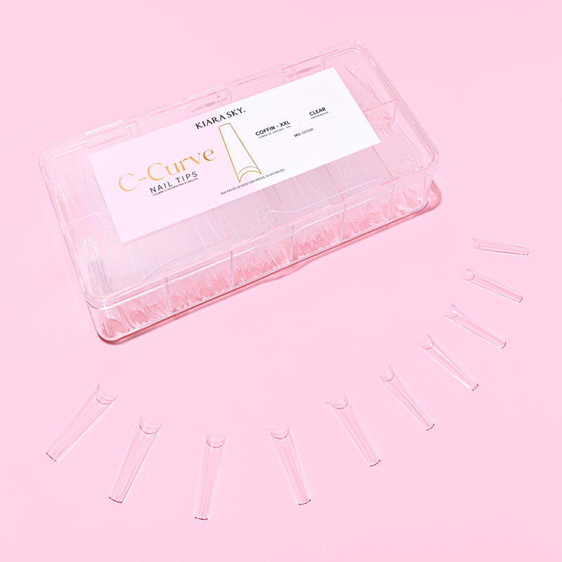 Coffin Nail Tips XXL - Clear