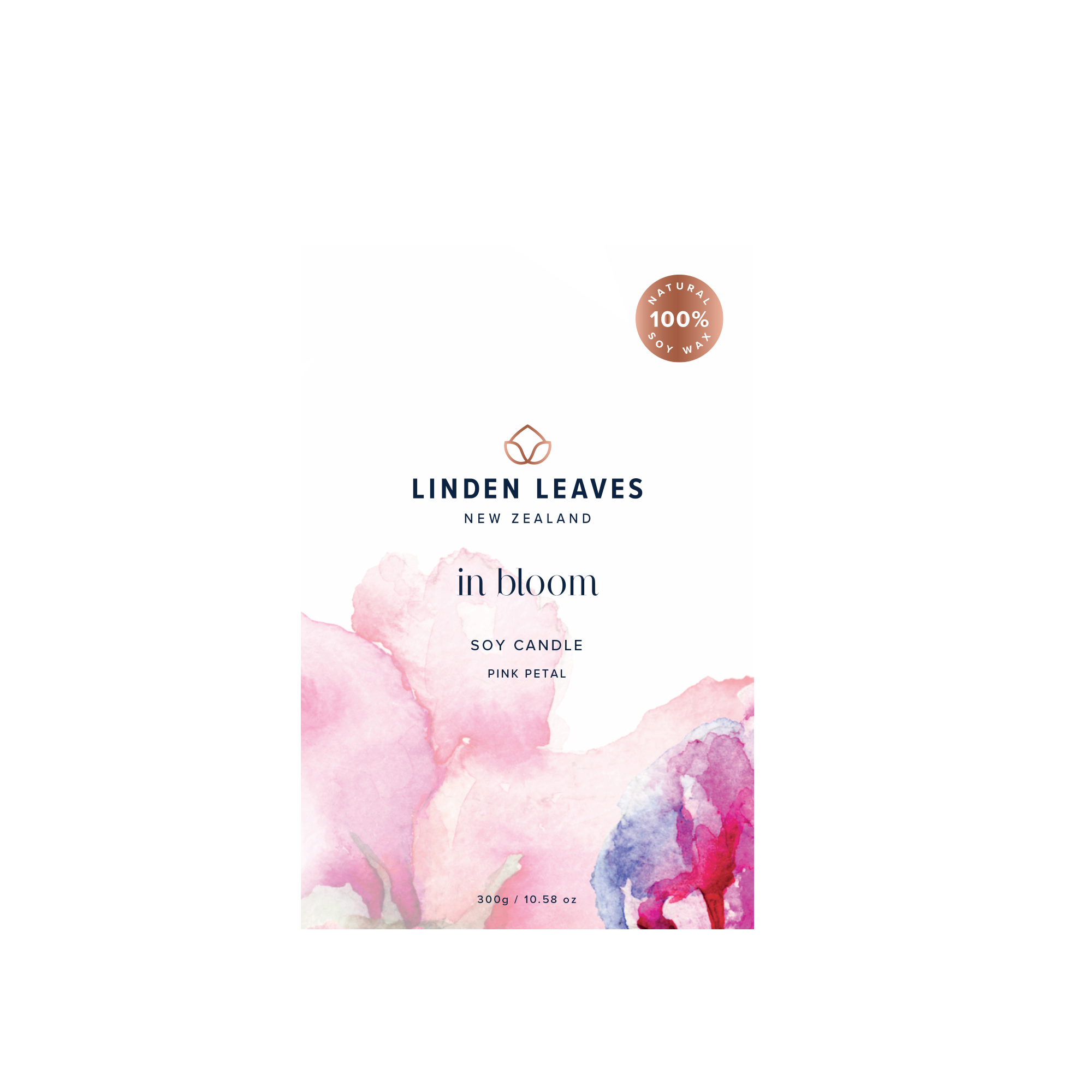 Pink Petal Fragranced Candle 300gr