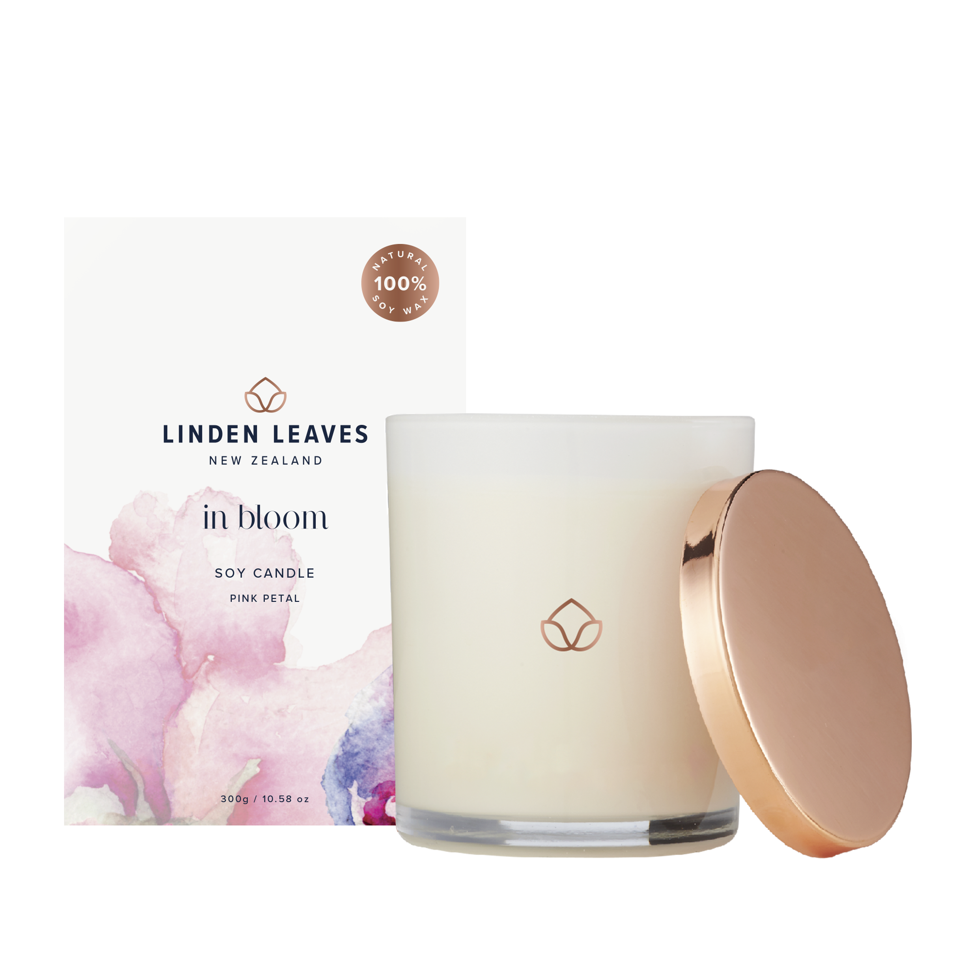 Pink Petal Fragranced Candle 300gr