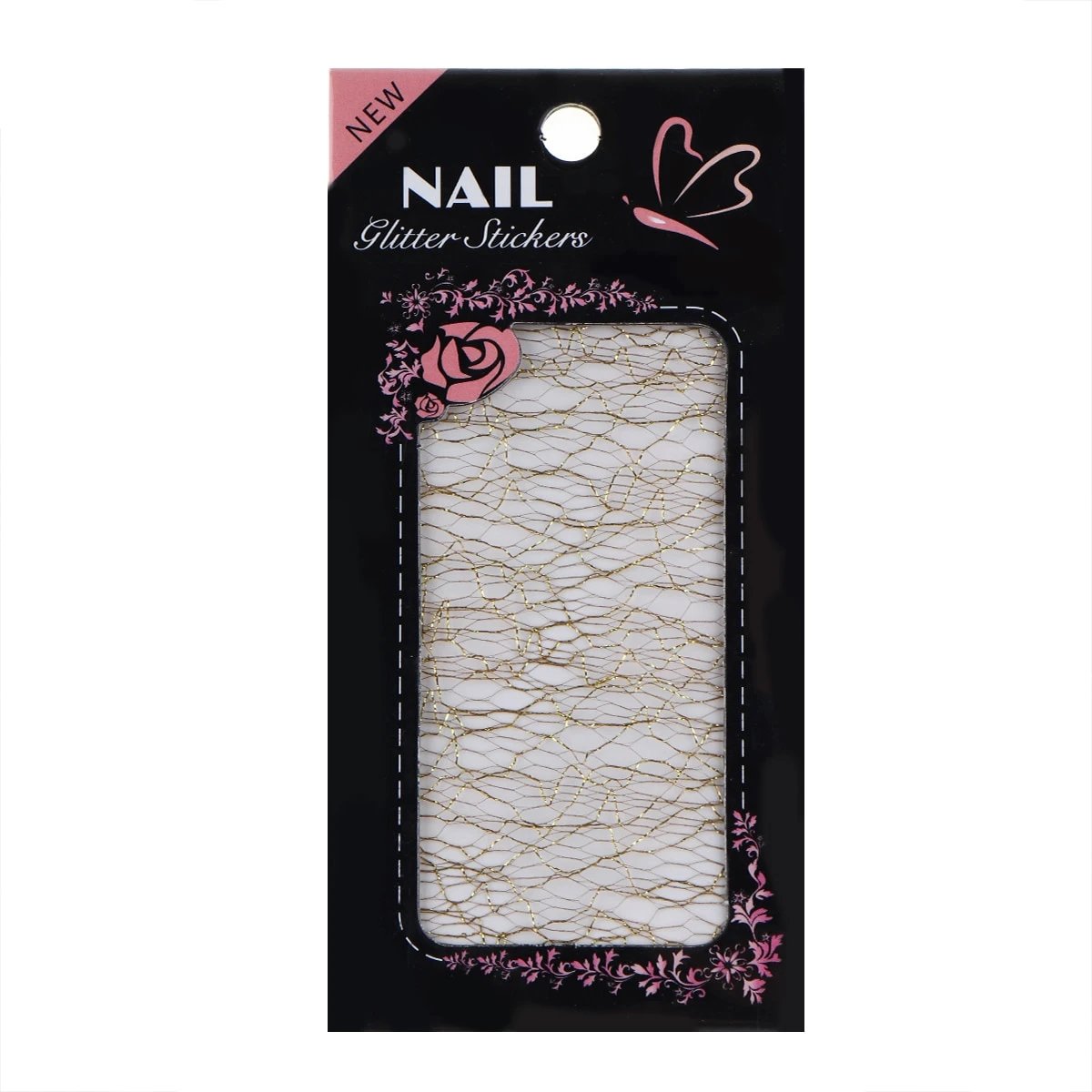 Net Line Glitter · Gold