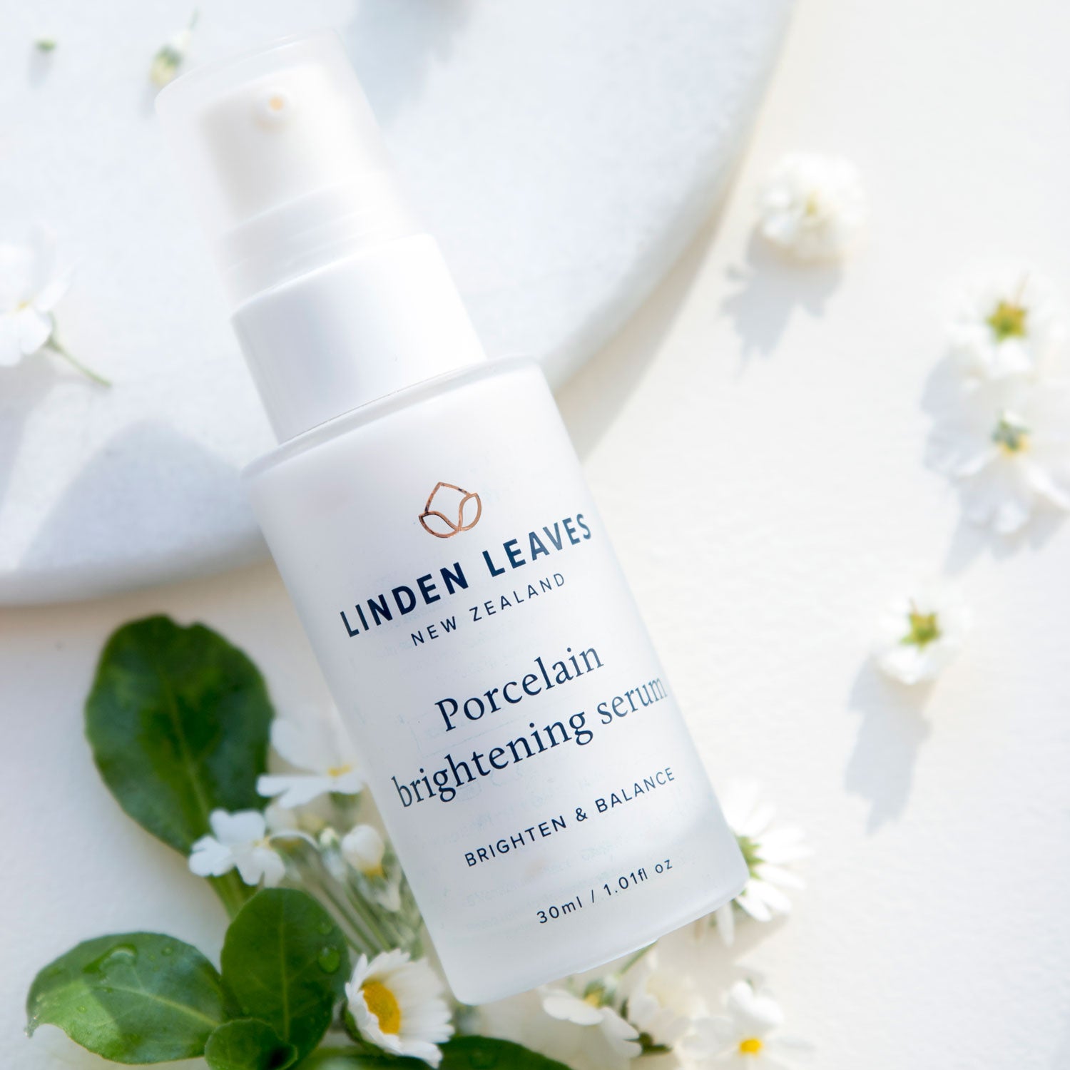 Porcelain Brightening Serum Linden Leaves Cosmetics Cyprus