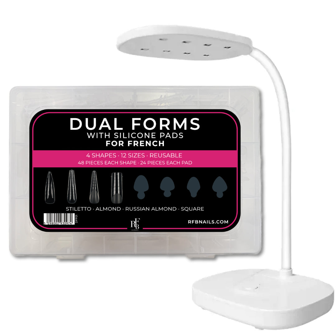 Dual Forms with Silicone Pads for French + LED Lamp