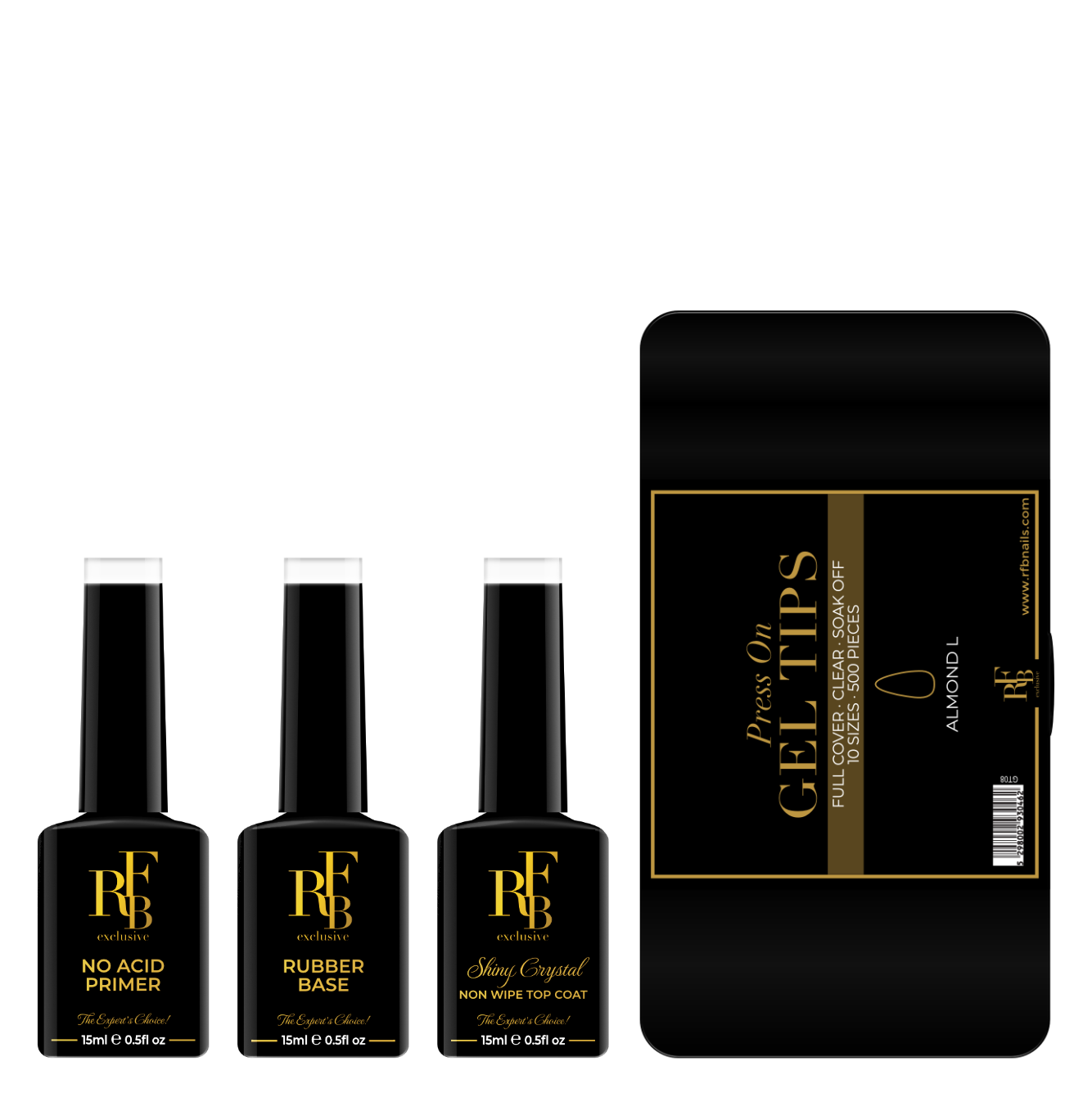 Δημιουργηστε το δικο σας Full Cover Gel Tips Starter Kit