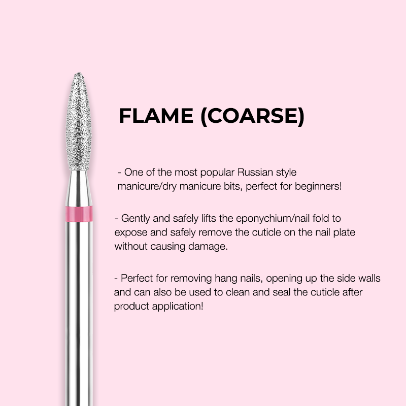 Flame Diamond Bit - Coarse