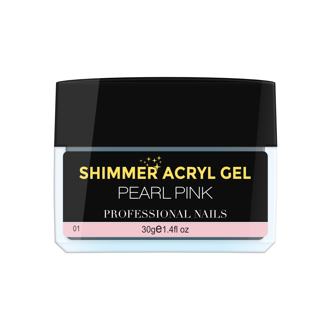 Shimmer Acryl Gel 30gr · Pearl Pink