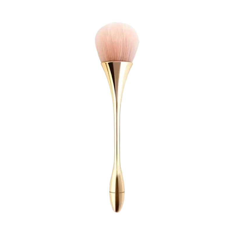 Nail Dust Brush - Pink & Gold