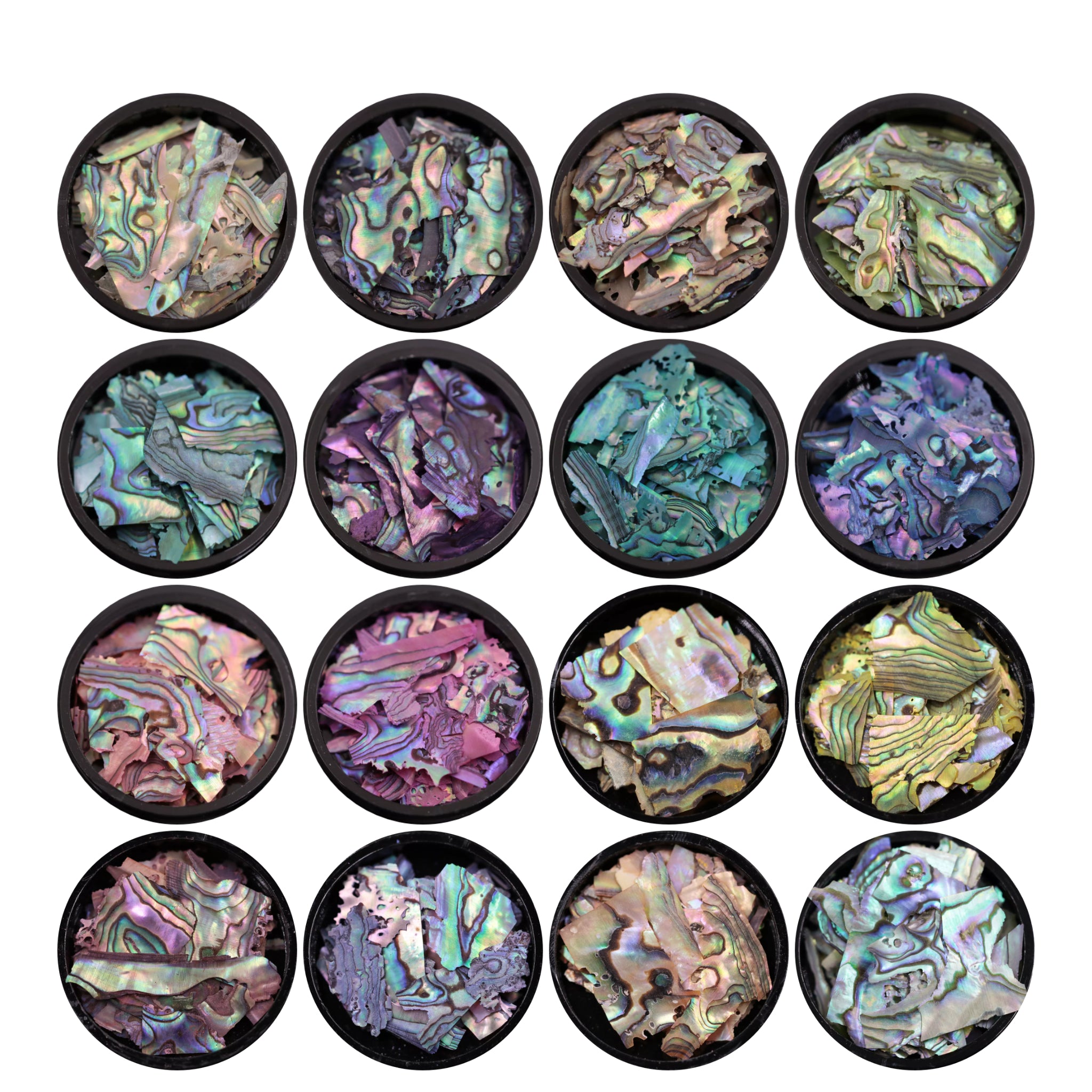 All Abalone Sea Shell Flakes Collection · 16pcs