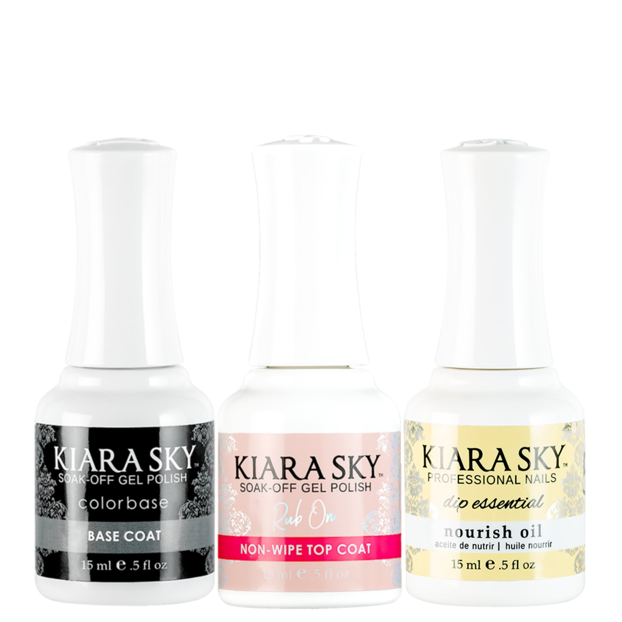 Base + Top Coat & Nourish Oil 15ml