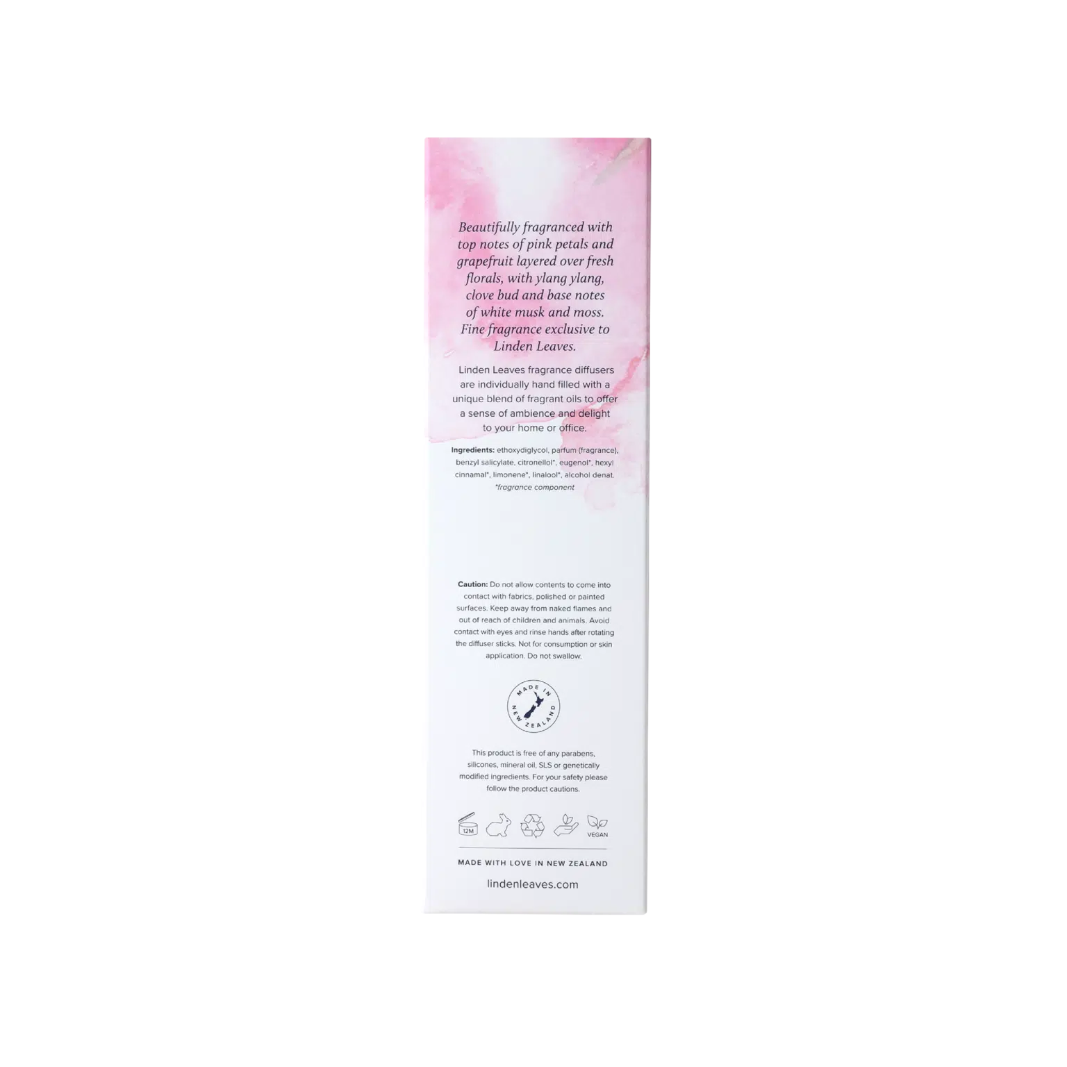 Pink Petal Midi Fragrance Diffuser 50ml